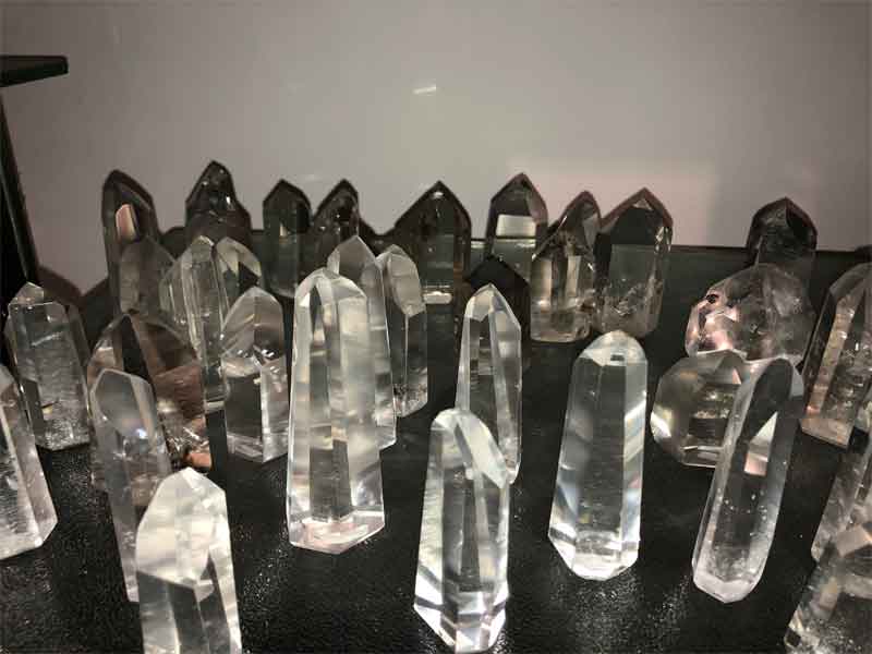 clear natural hand polished brazilien crystal